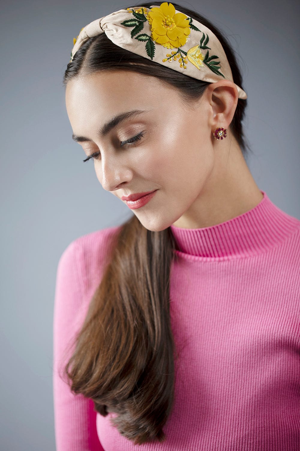 NAMJOSH-Allamanda Flower Headband-YELLOW