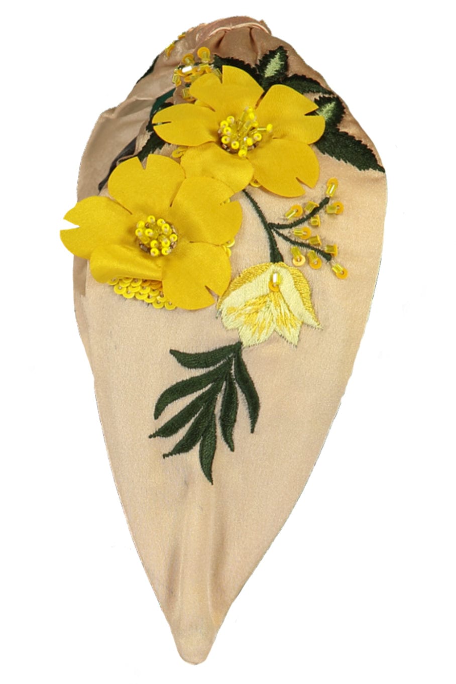NAMJOSH-Allamanda Flower Headband-YELLOW