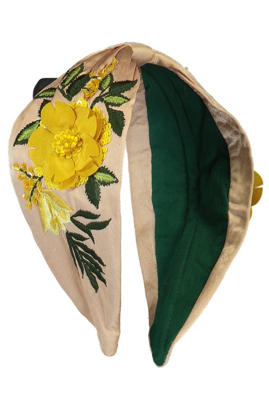 NAMJOSH-Allamanda Flower Headband-YELLOW