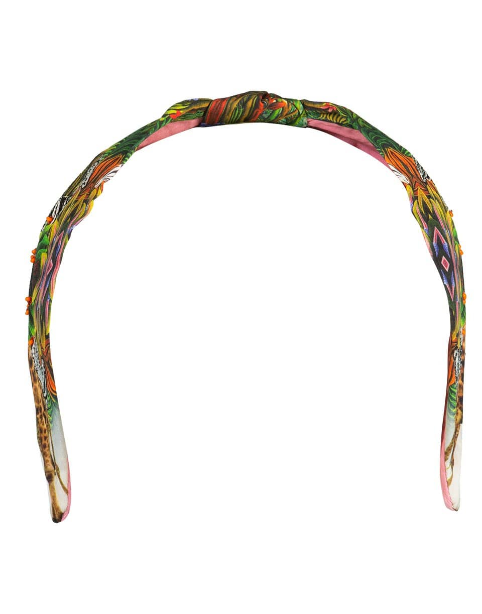 NAMJOSH-Jungle Print Headband-ZEBRA