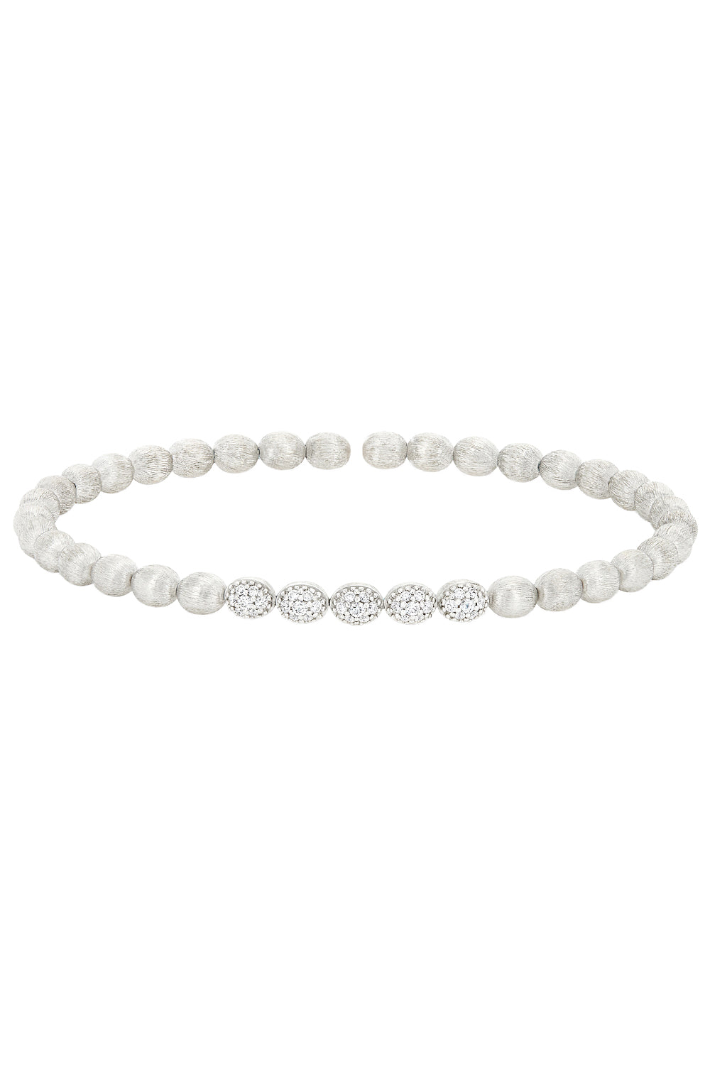 Five Diamond Round Dancing In The Rain Bracelet-WHTGOLS-JEWELRYFINE JEWELBRACELET O-NANIS