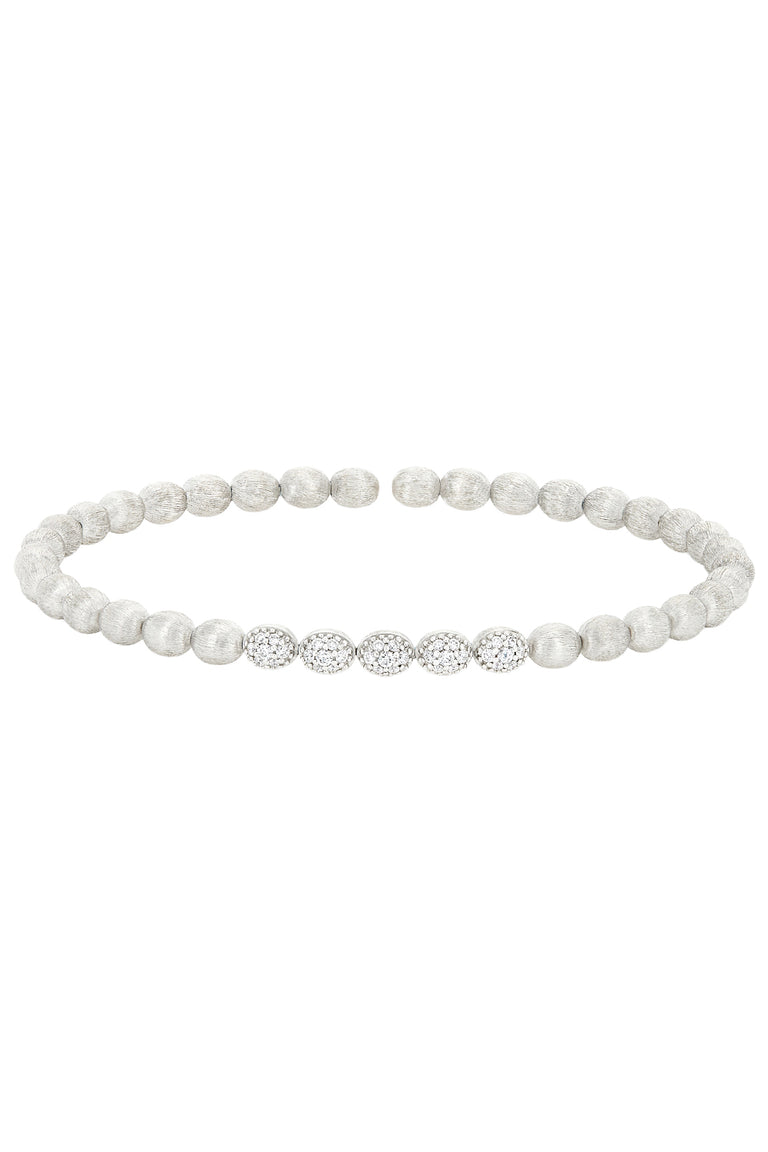 Five Diamond Round Dancing In The Rain Bracelet