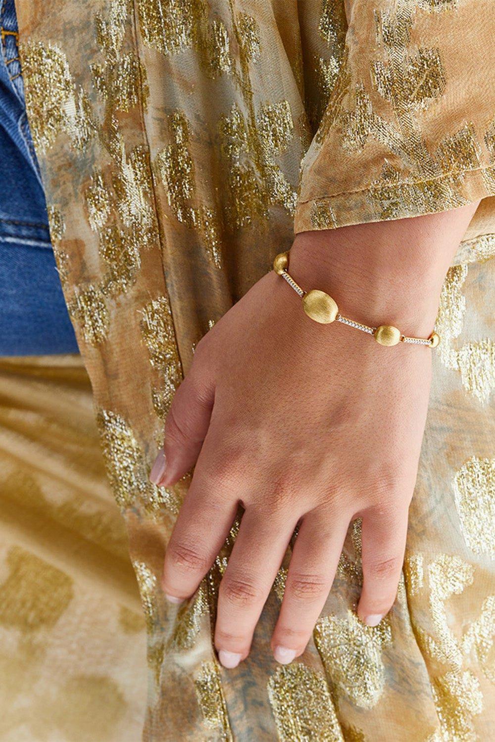 NANIS-Aria Diamond Bracelet-YELLOW GOLD