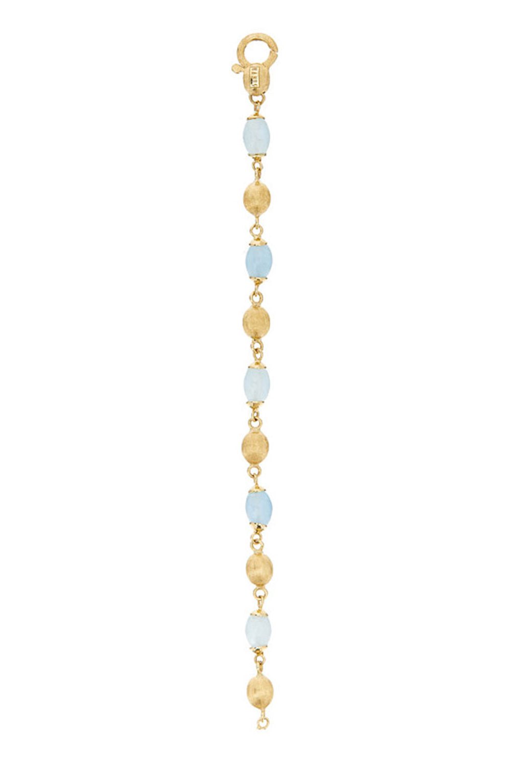 NANIS-Azure Aquamarine Casual Bracelet-YELLOW GOLD