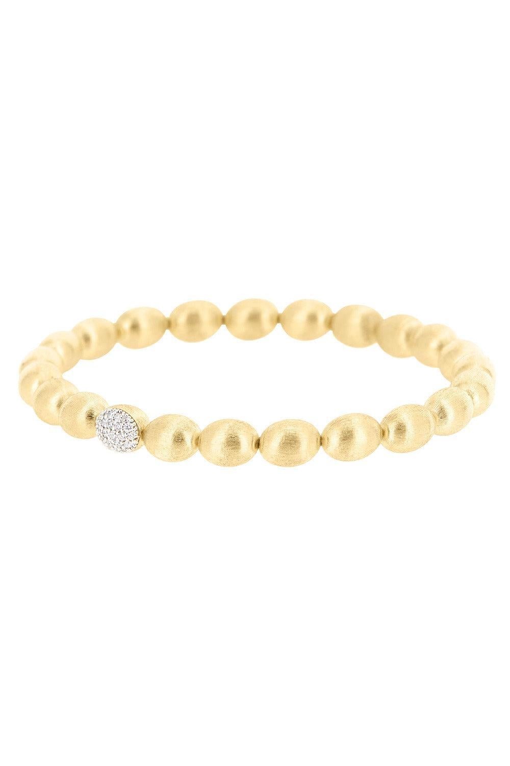 Diamond Boule Bracelet-YELLOW GOLD-JEWELRYFINE JEWELBRACELET O-NANIS