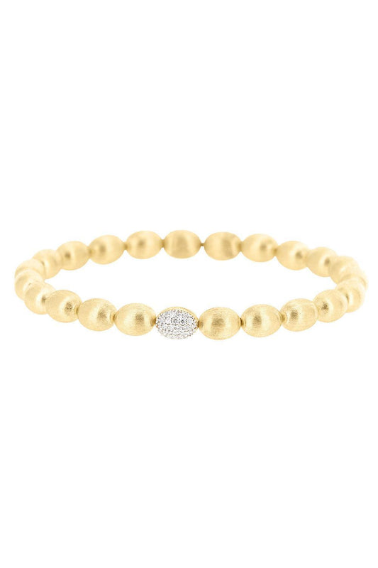 Diamond Boule Bracelet-YELLOW GOLD-JEWELRYFINE JEWELBRACELET O-NANIS