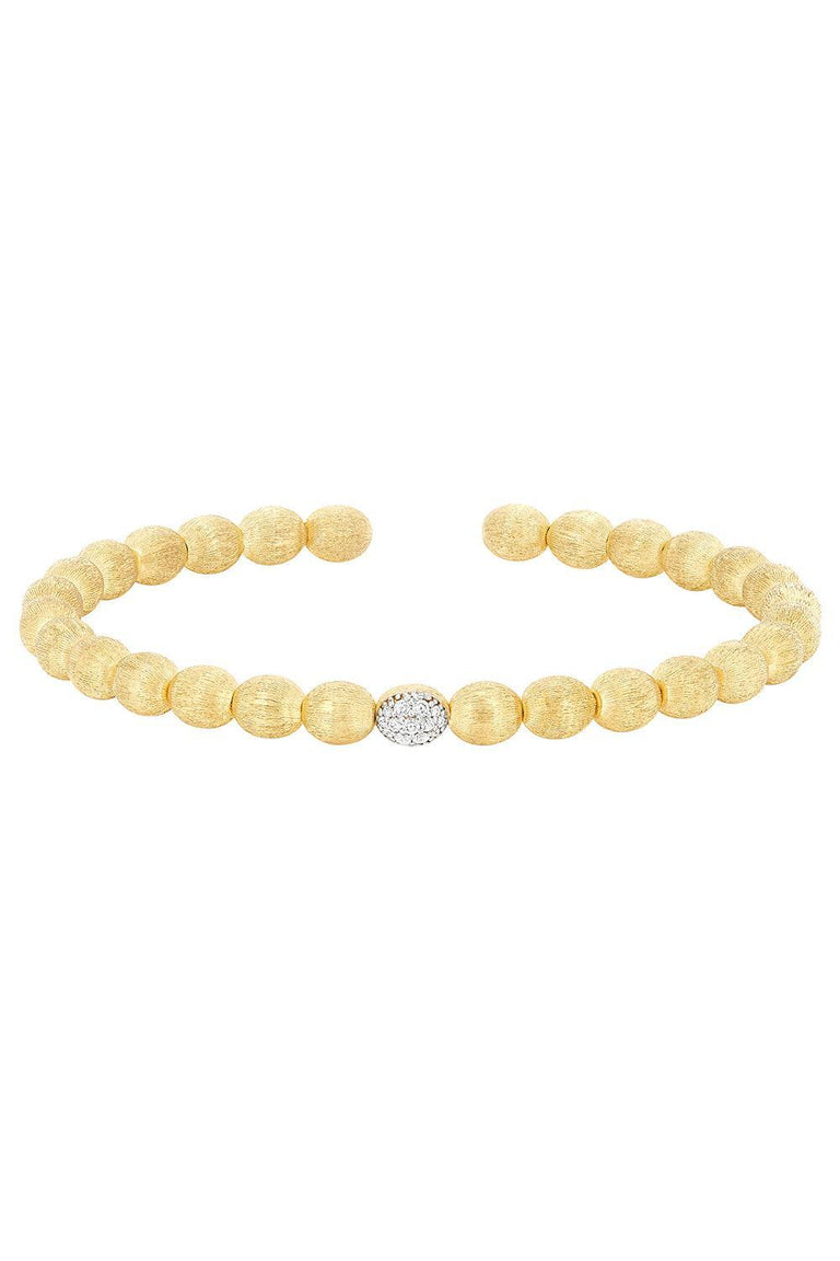 Diamond Round Dancing In The Rain Bracelet - Yellow Gold