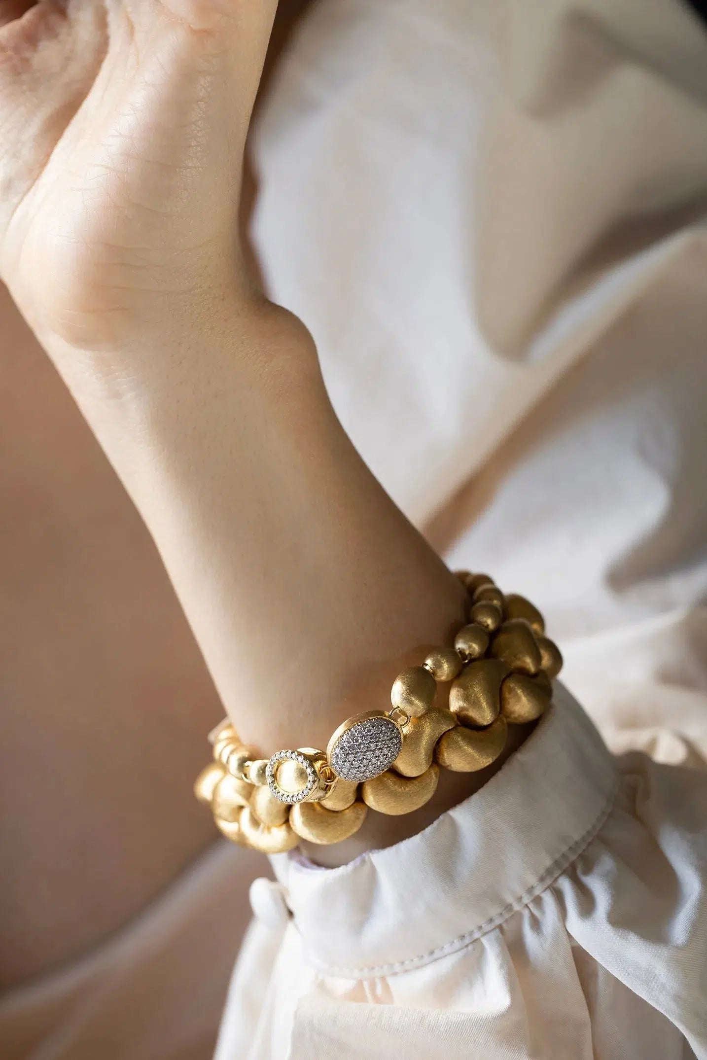 NANIS-Ivy Diamond Bracelet-YELLOW GOLD