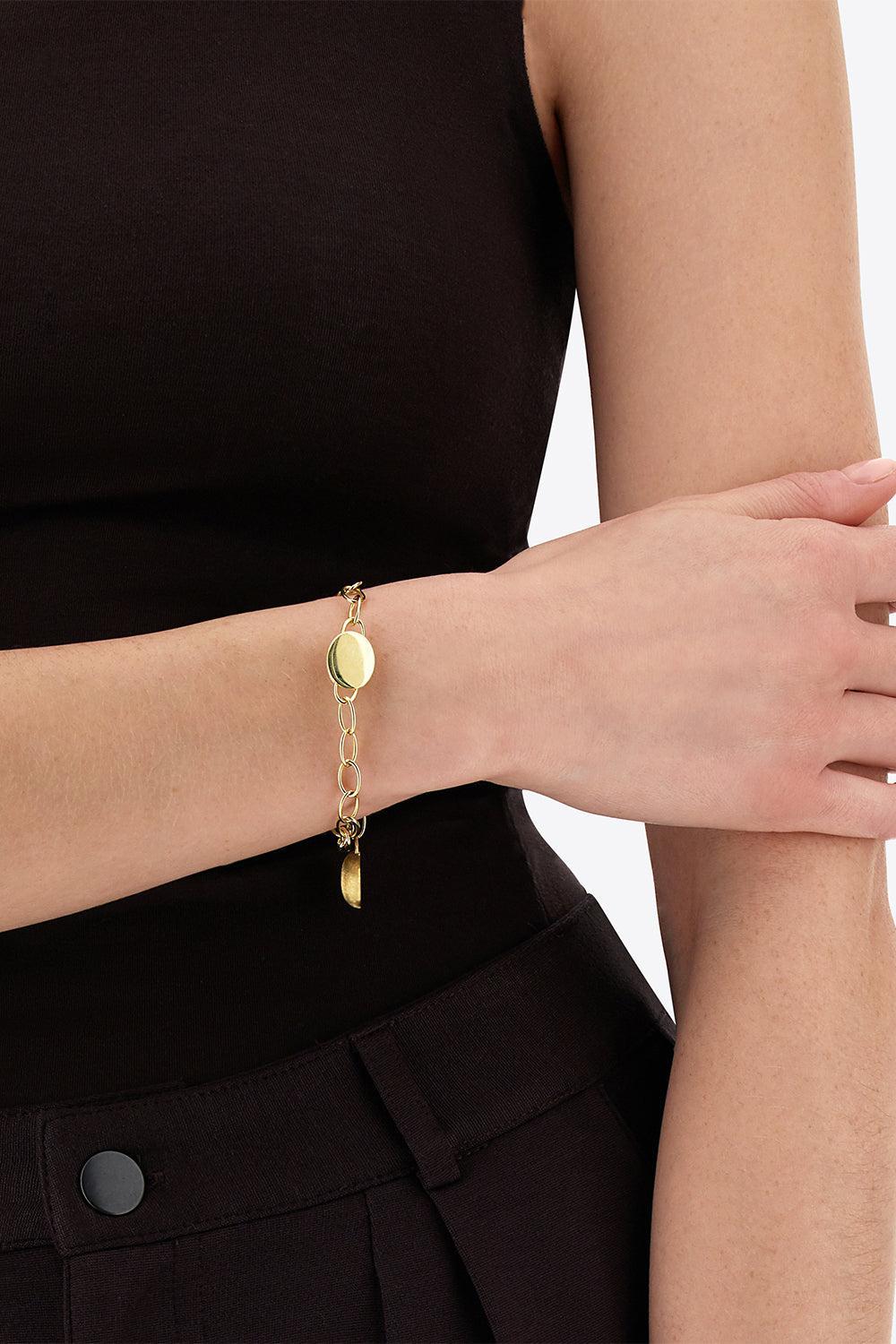 Sway Boule Link Bracelet-YELLOW GOLD-JEWELRYFINE JEWELBRACELET O-NANIS