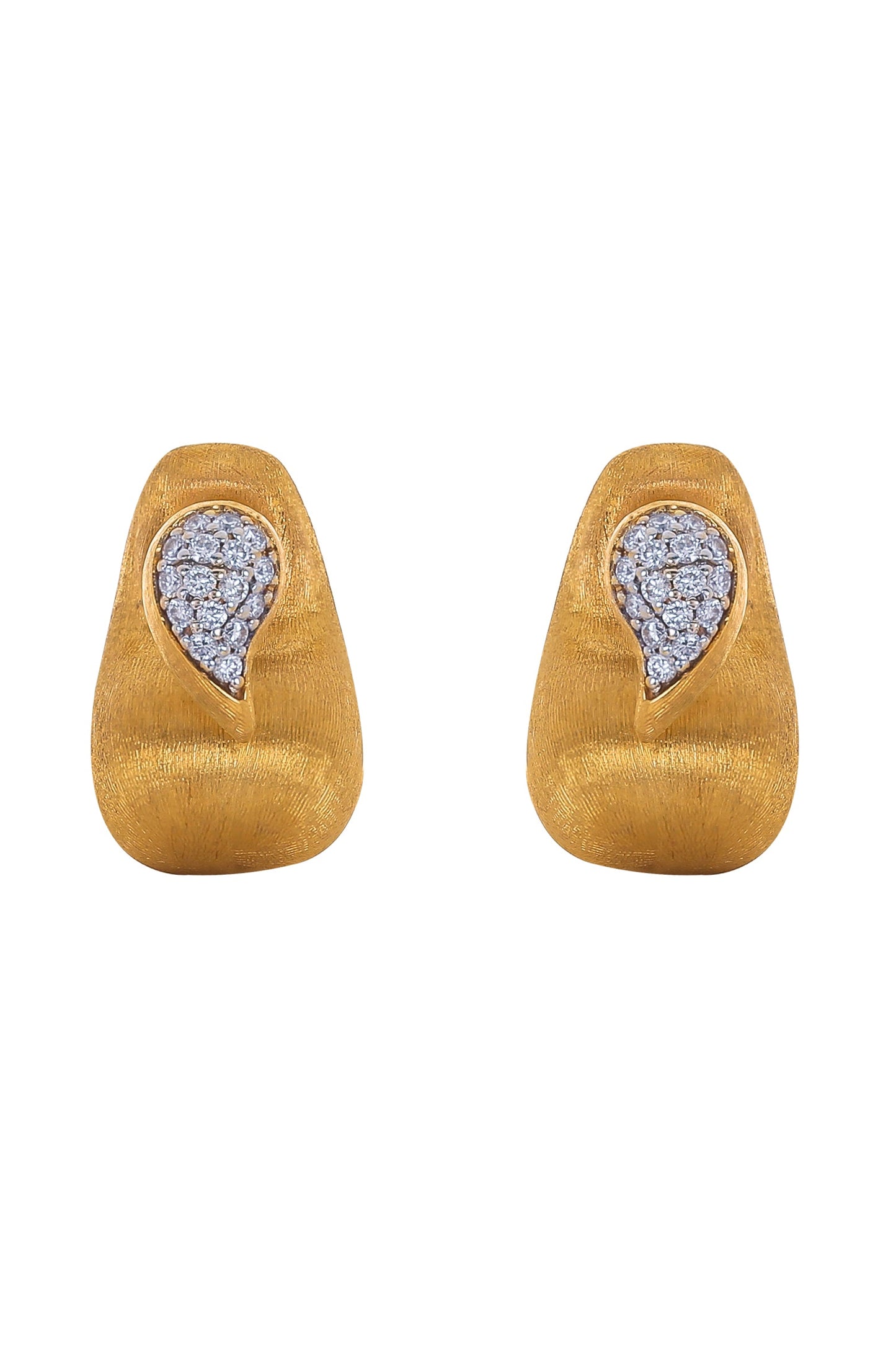 NANIS-3-In-1 Diamond Pave Earring-YELLOW GOLD