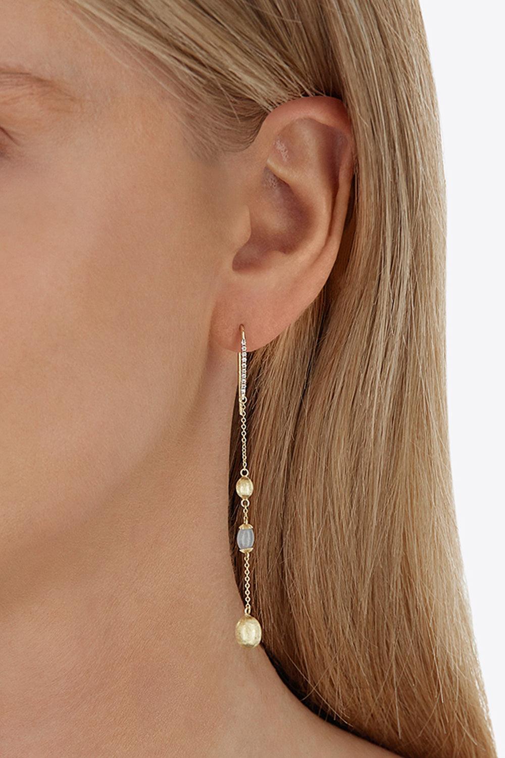 Aquamarine Azure Earrings-YELLOW GOLD-JEWELRYFINE JEWELEARRING-NANIS
