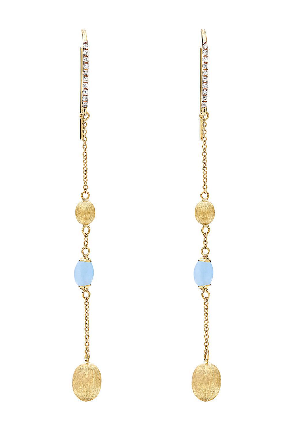Aquamarine Azure Earrings-YELLOW GOLD-JEWELRYFINE JEWELEARRING-NANIS