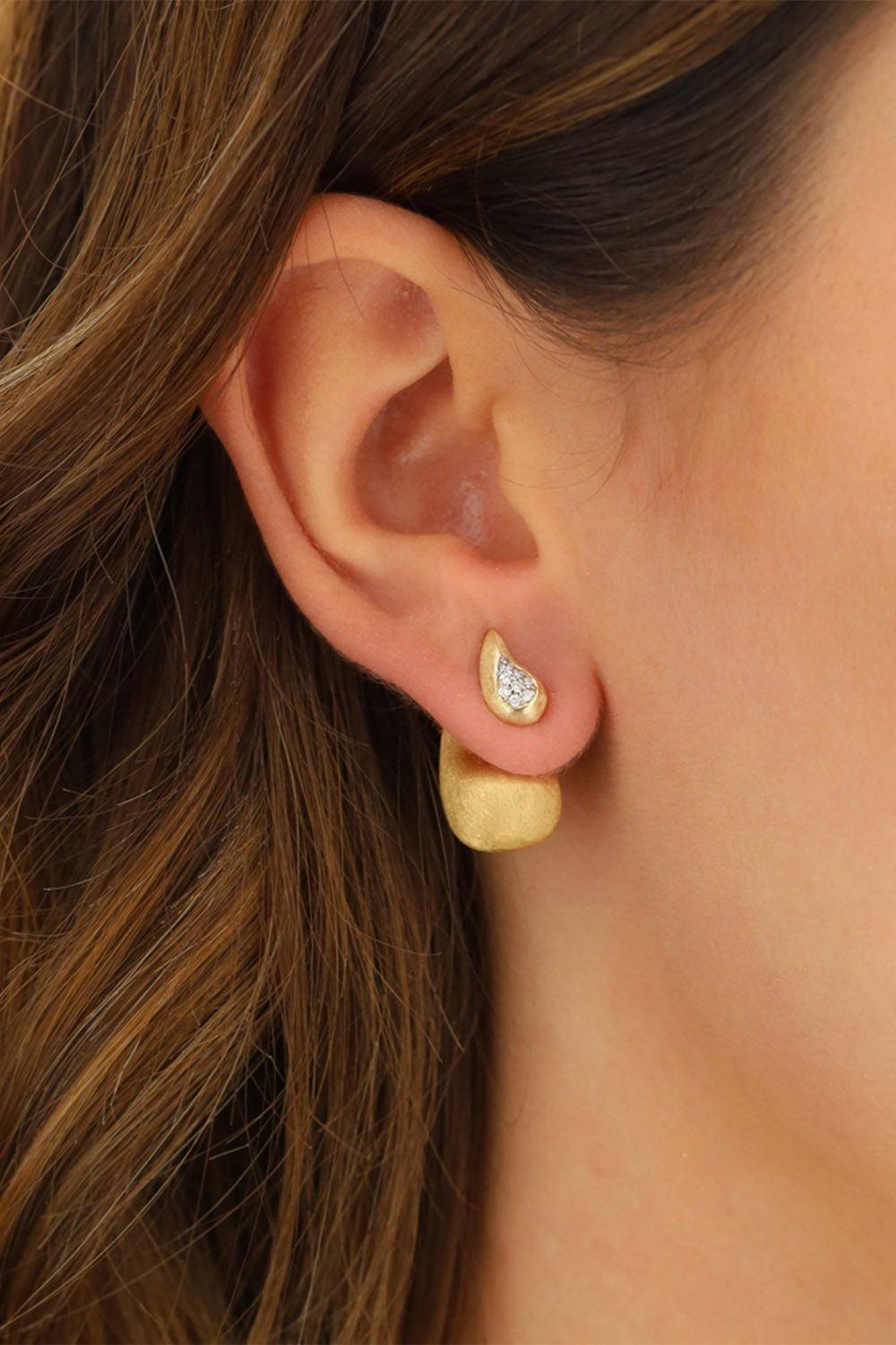 NANIS-Cachemire 3-in-1 Earrings-YELLOW GOLD