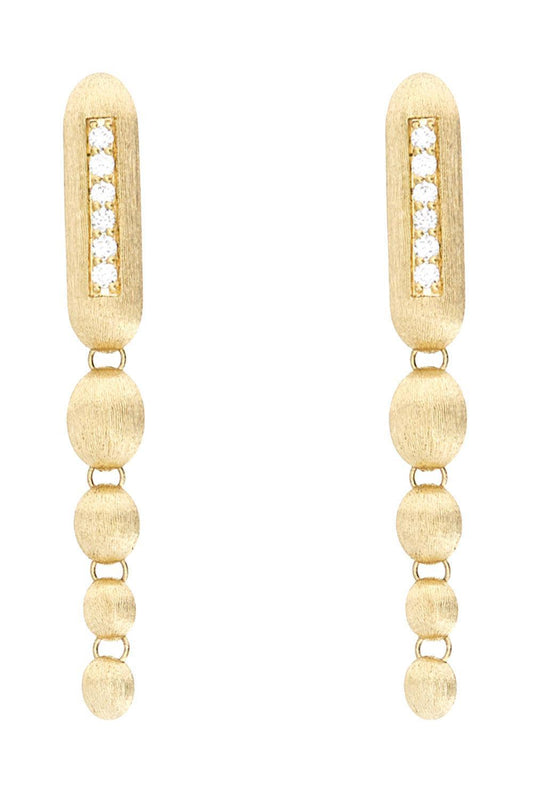 Diamond Line Elite Four Drop Earrings