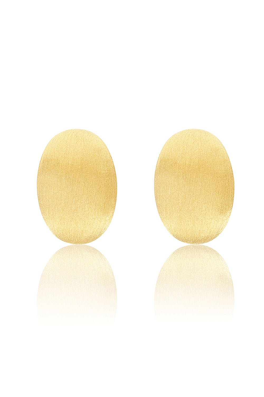 NANIS-Elite Cachemire Stud Earrings-YELLOW GOLD