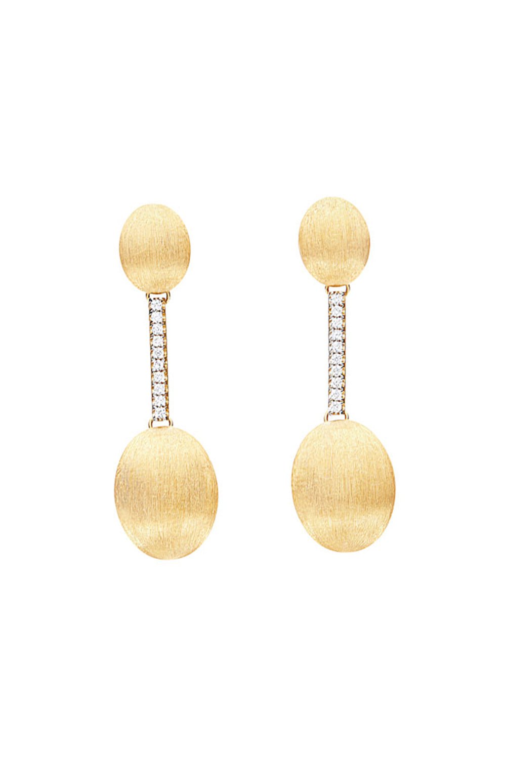 NANIS-Elite Diamond Drop Earrings-YELLOW GOLD