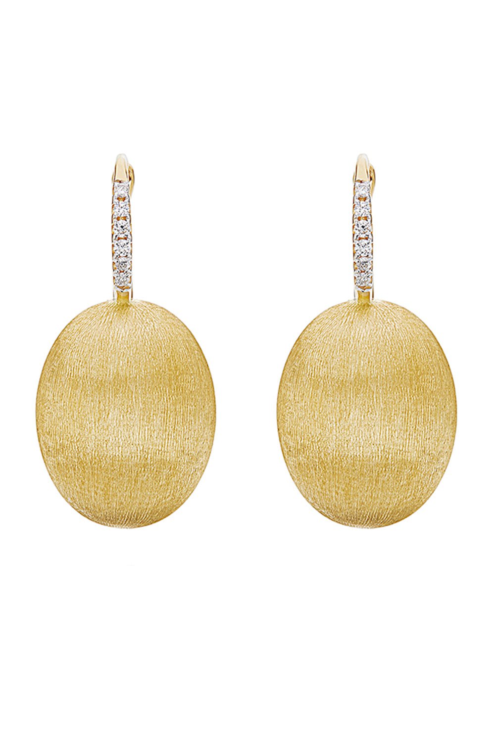 NANIS-Large Ciliegine Drop Earring-YELLOW GOLD