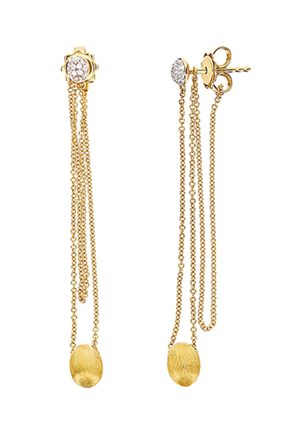 NANIS-Lucie Chain Earring-YELLOW GOLD