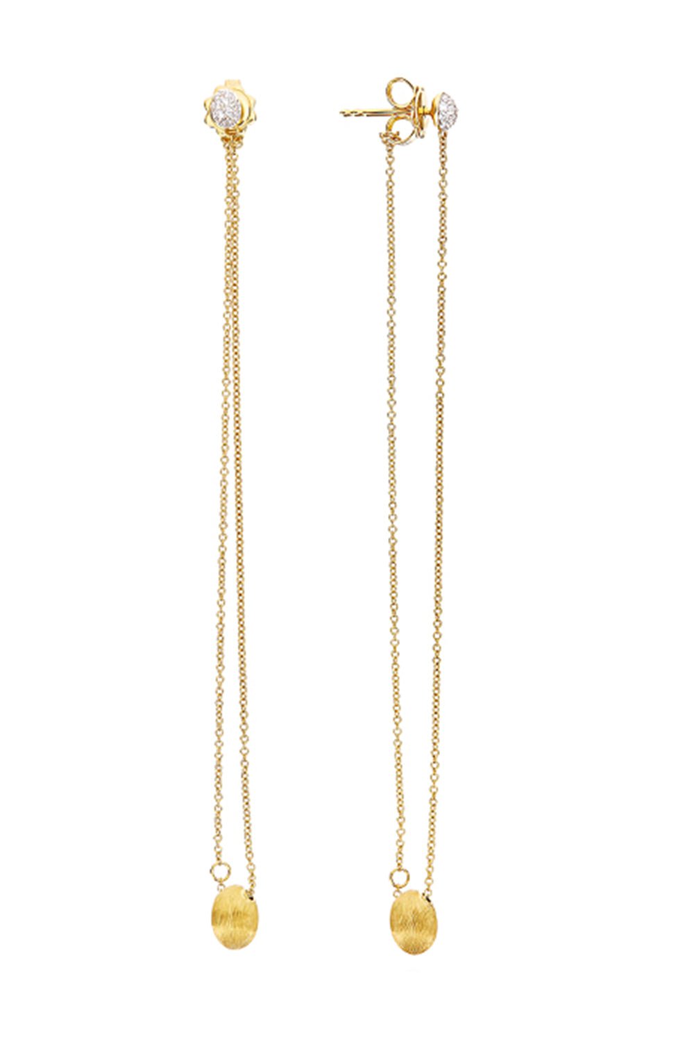 NANIS-Lucie Chain Earring-YELLOW GOLD