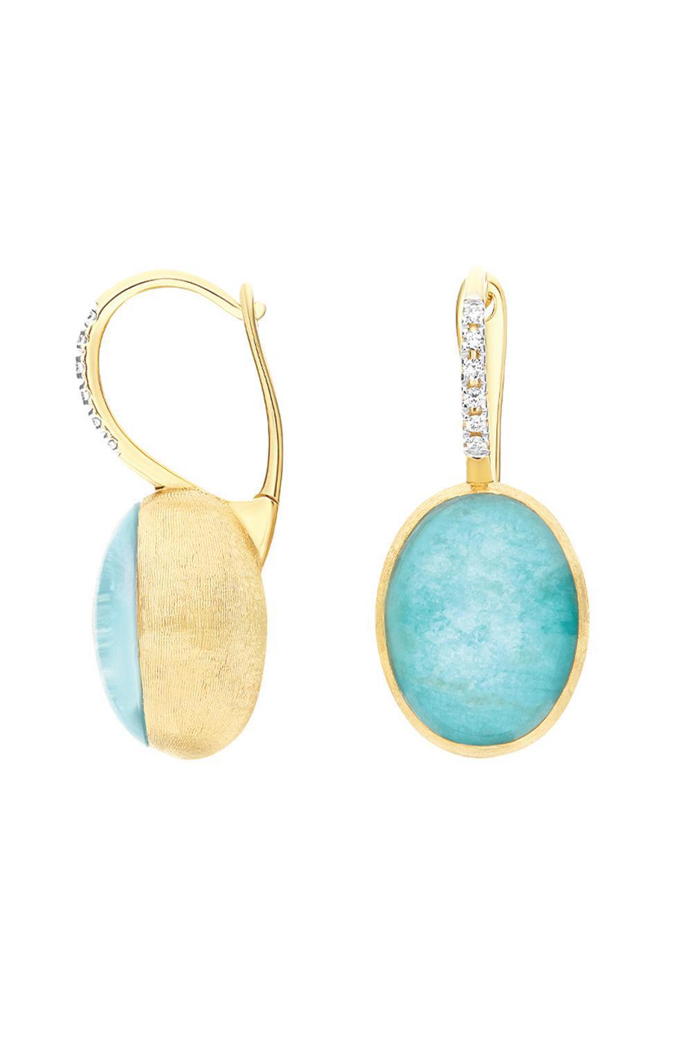 Medium "Boules" Amazonite Anice Ciliegine Earrings-YELLOW GOLD-JEWELRYFINE JEWELEARRING-NANIS