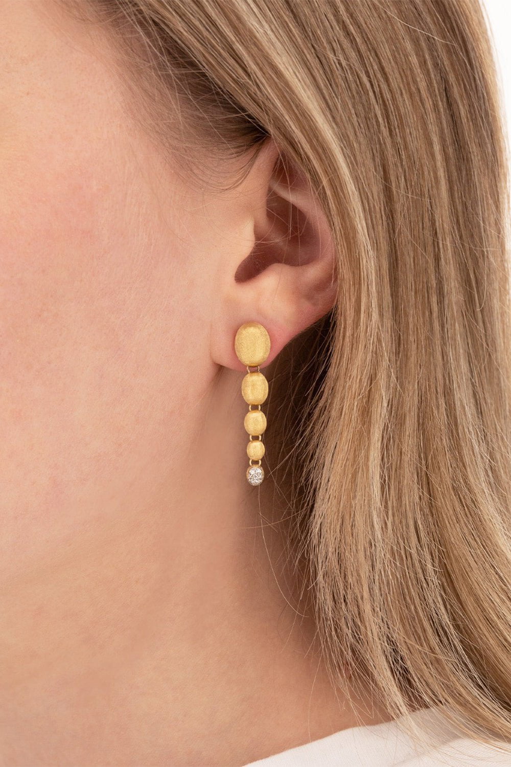 NANIS-Ivy Nuvolette Charming Drop Earrings-YELLOW GOLD