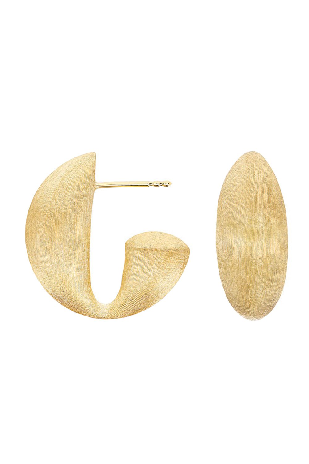 NANIS-Transformista Vintage Hoop Earrings-YELLOW GOLD