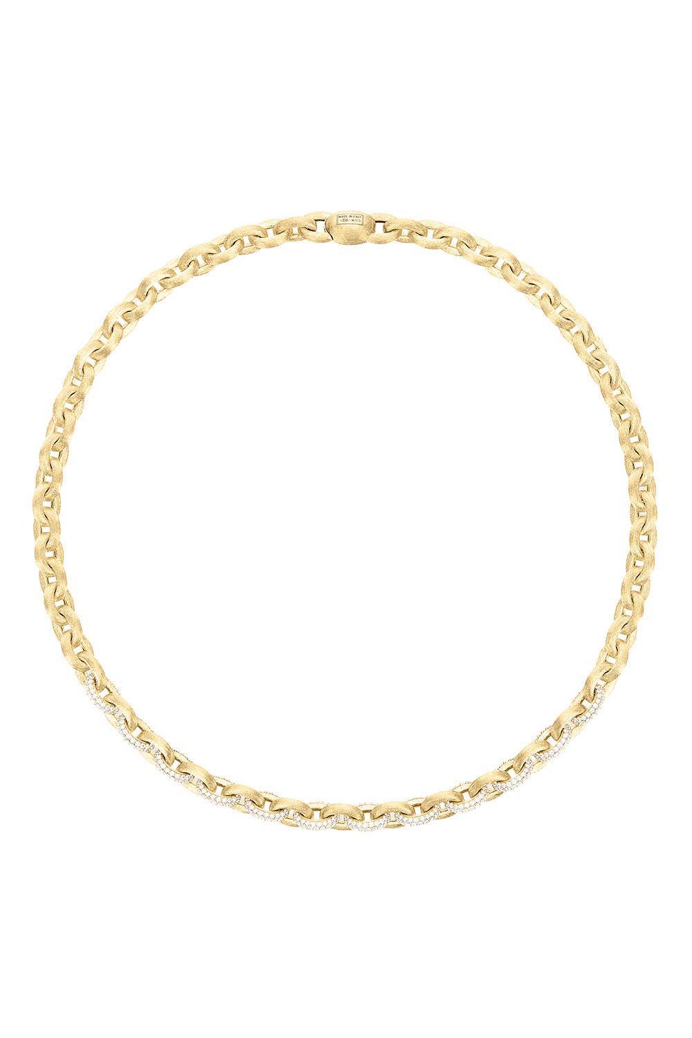 Diamond Libera Aura Chain Necklace-YELLOW GOLD-JEWELRYFINE JEWELNECKLACE O-NANIS