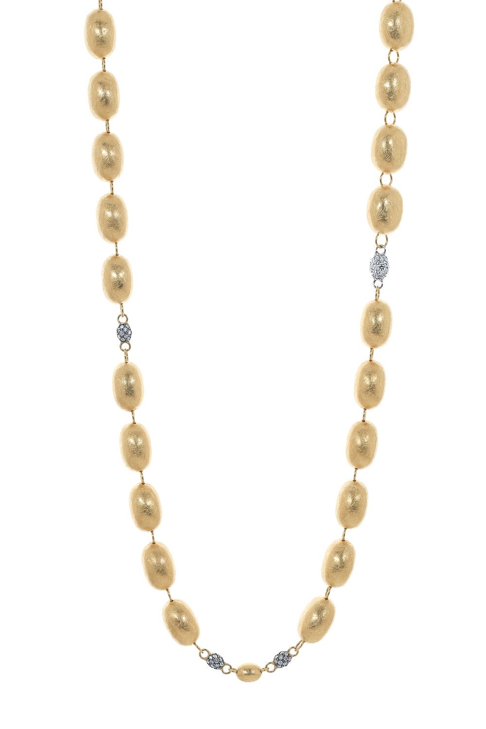 NANIS-“Le Mie Perlae” Laura's Limited Edition Pearl Necklace-YELLOW GOLD