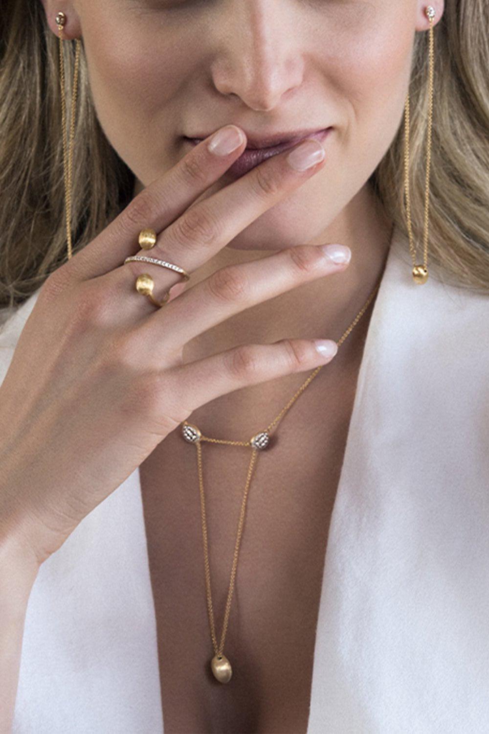 NANIS-Luce Large Convertible Necklace-YELLOW GOLD