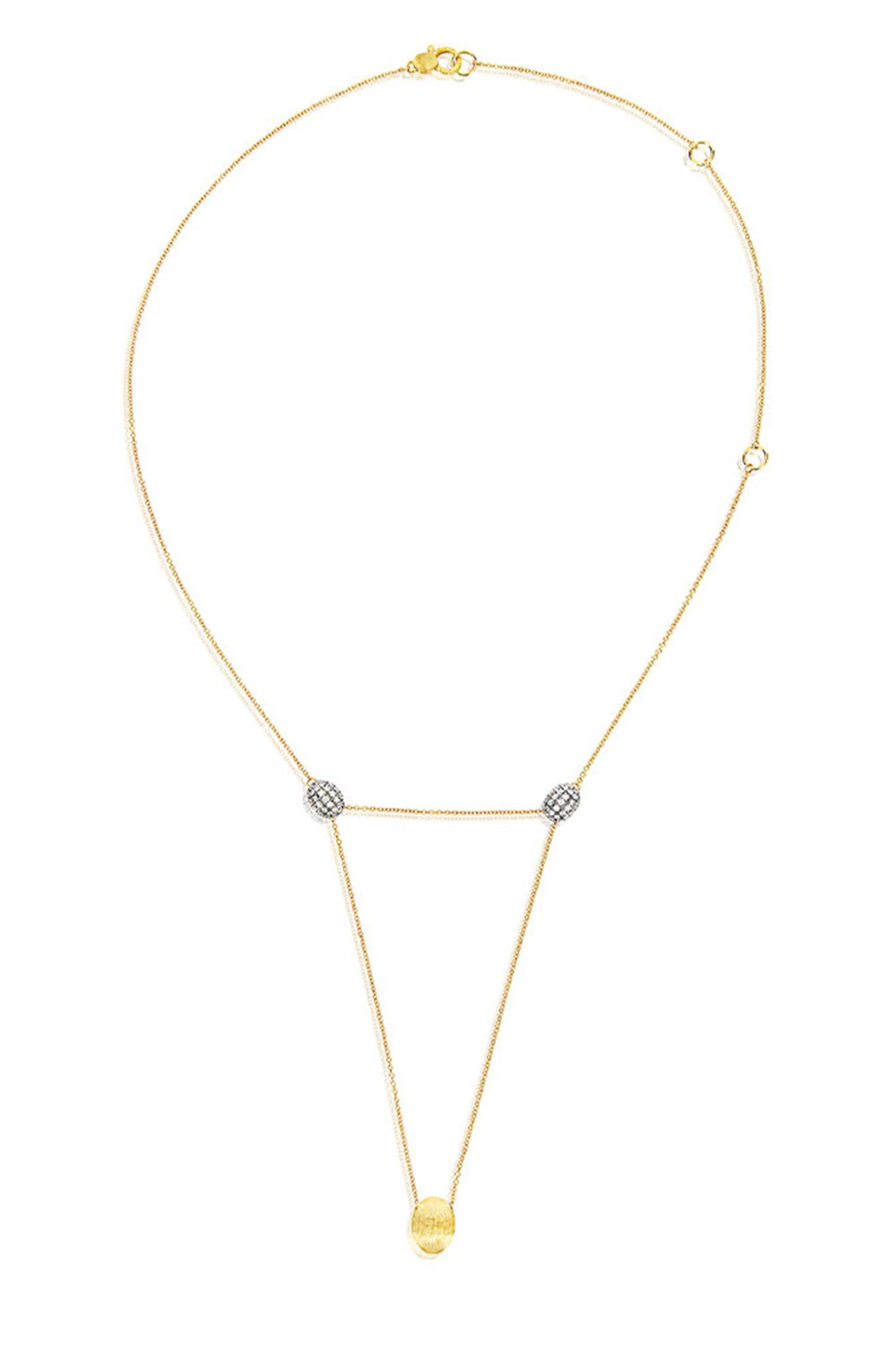 NANIS-Luce Large Convertible Necklace-YELLOW GOLD