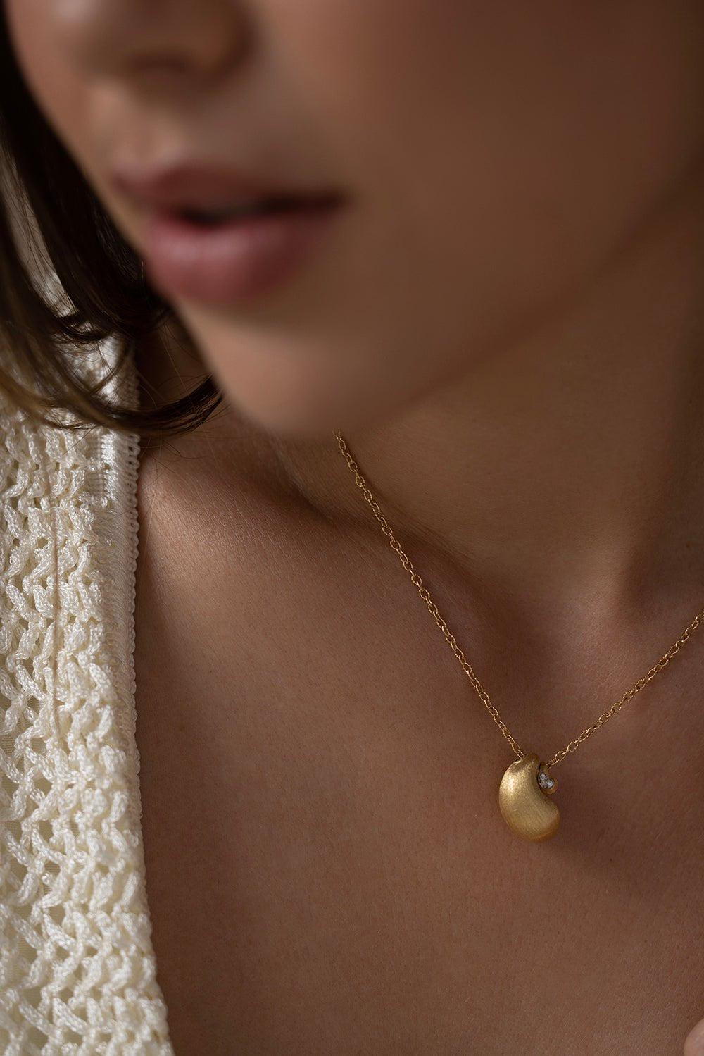 NANIS-Small Transformista Pendant Necklace-YELLOW GOLD