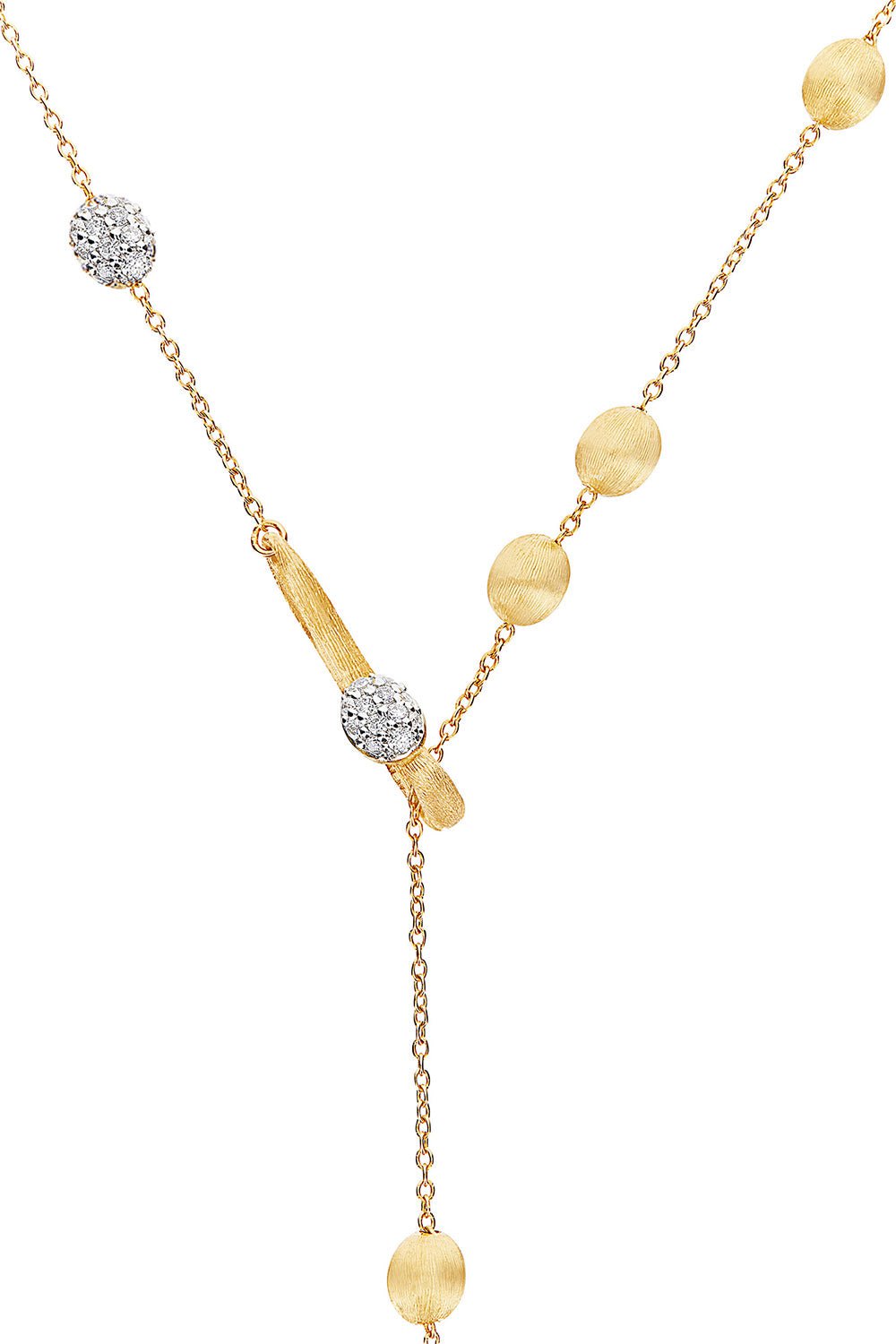 NANIS-Soffio Adjustable Y Necklace-YELLOW GOLD