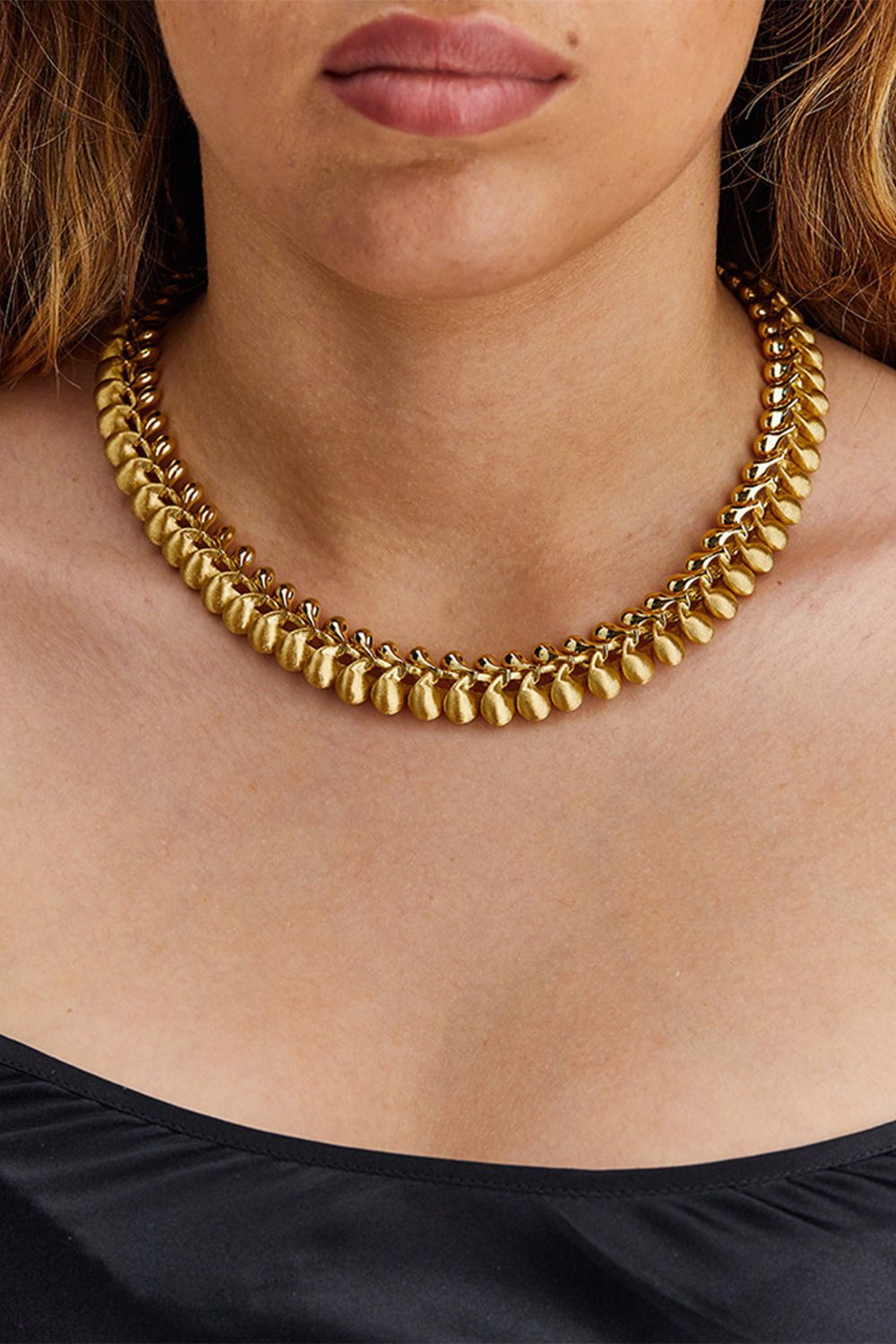 NANIS-"Trasformista" Statement Necklace-YELLOW GOLD