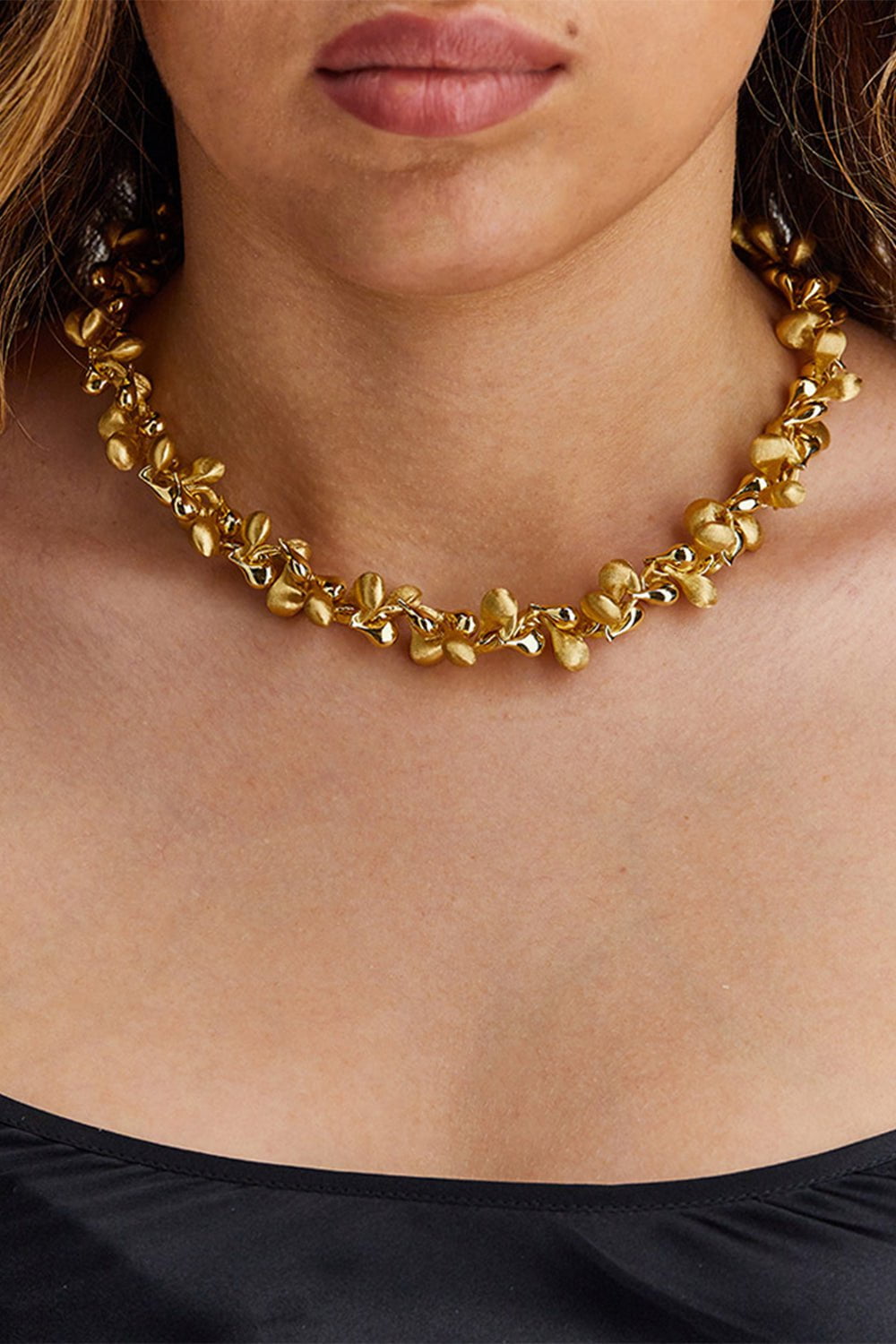 NANIS-"Trasformista" Statement Necklace-YELLOW GOLD