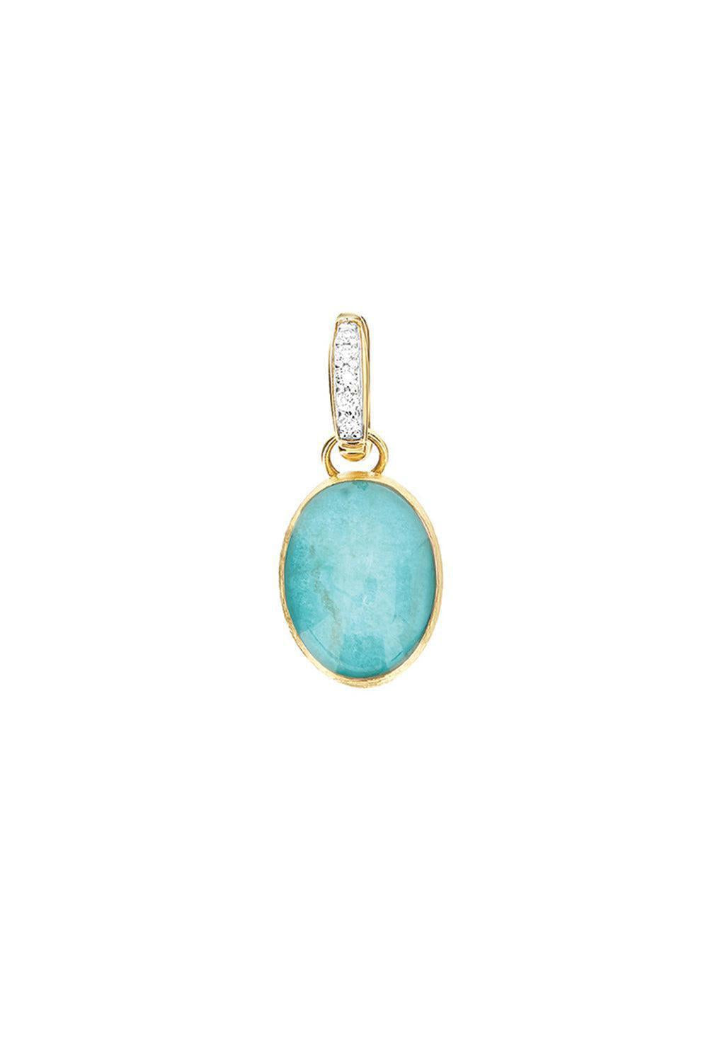 Small Amazonite "Boules" Anice Charm-YELLOW GOLD-S-JEWELRYFINE JEWELPENDANT-NANIS