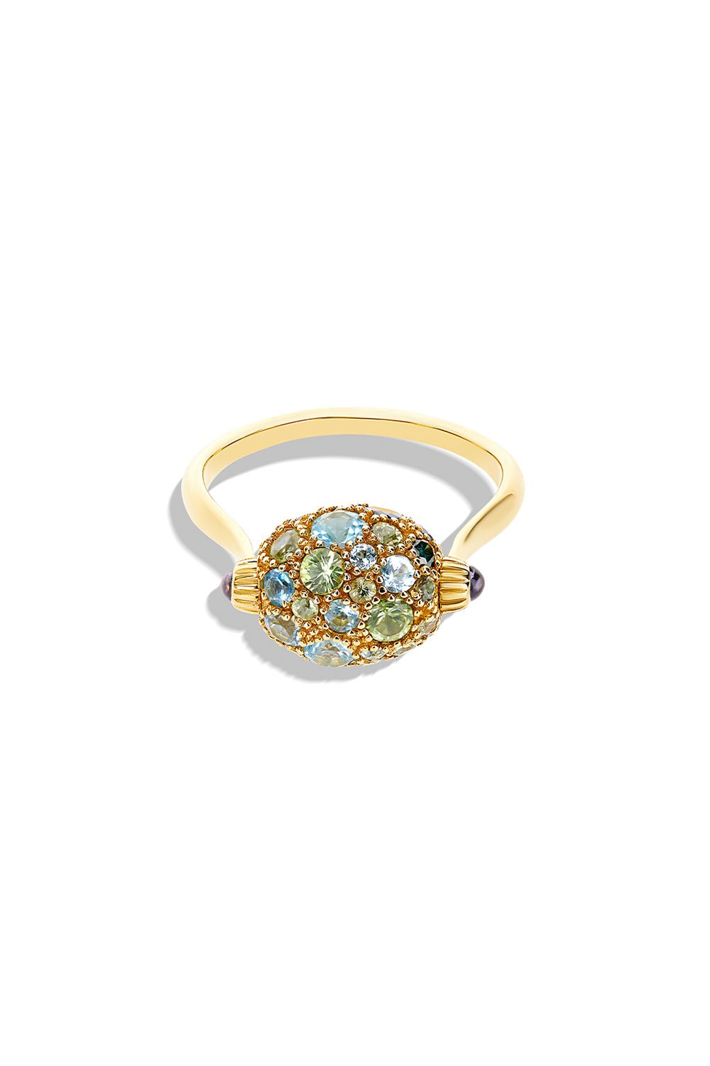 NANIS-Reverse Topaz Double-Face Ring-YELLOW GOLD