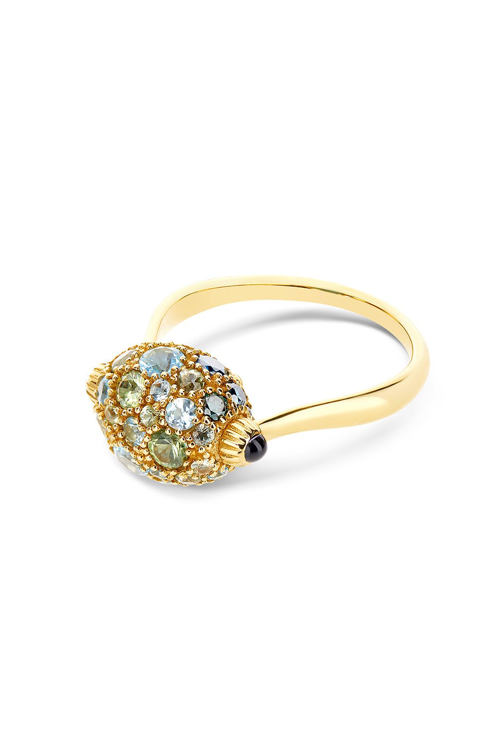 NANIS-Reverse Topaz Double-Face Ring-YELLOW GOLD