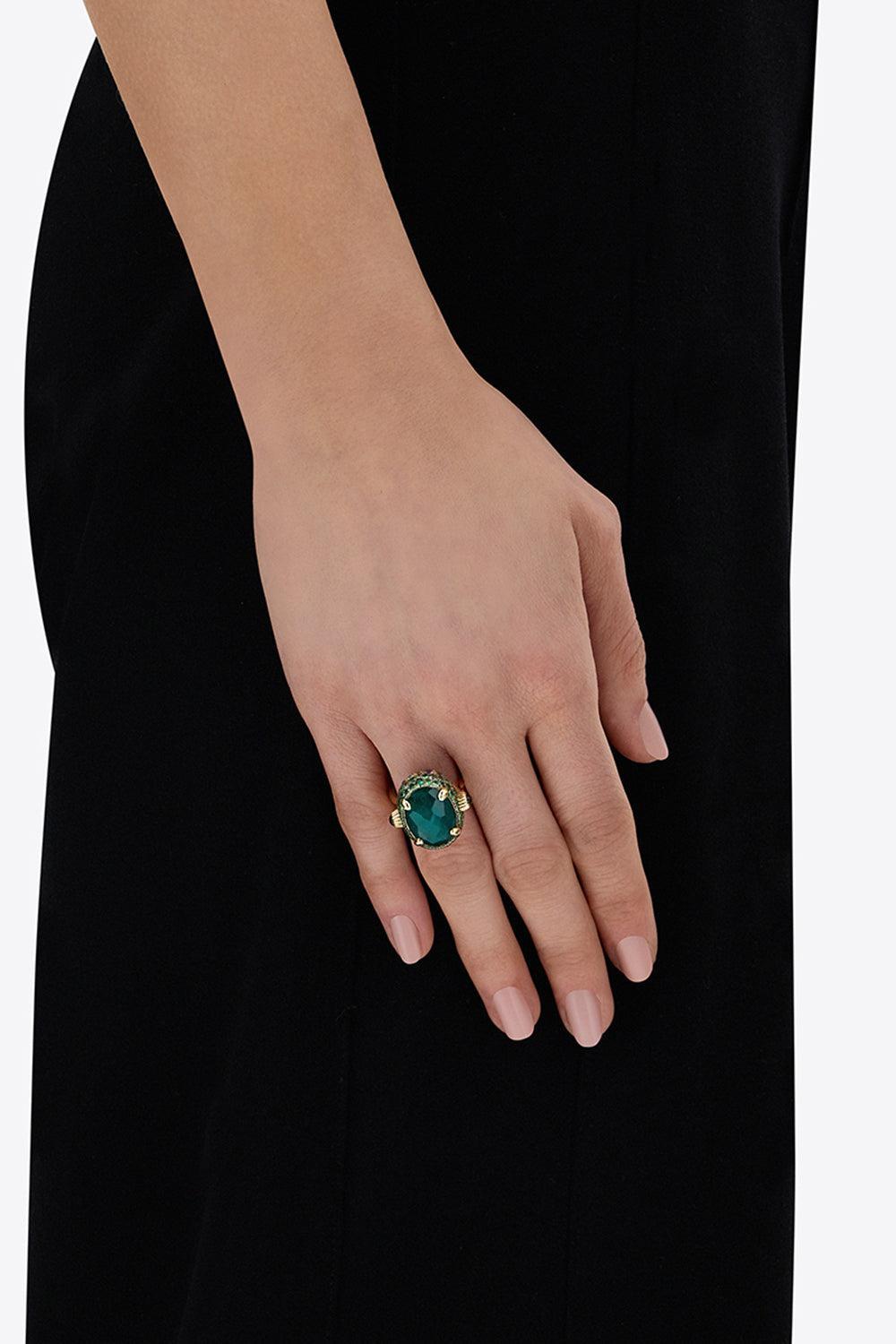Sapphire Amethyst Reverse Double Face Large Ring-YELLOW GOLD-6-JEWELRYFINE JEWELRING-NANIS