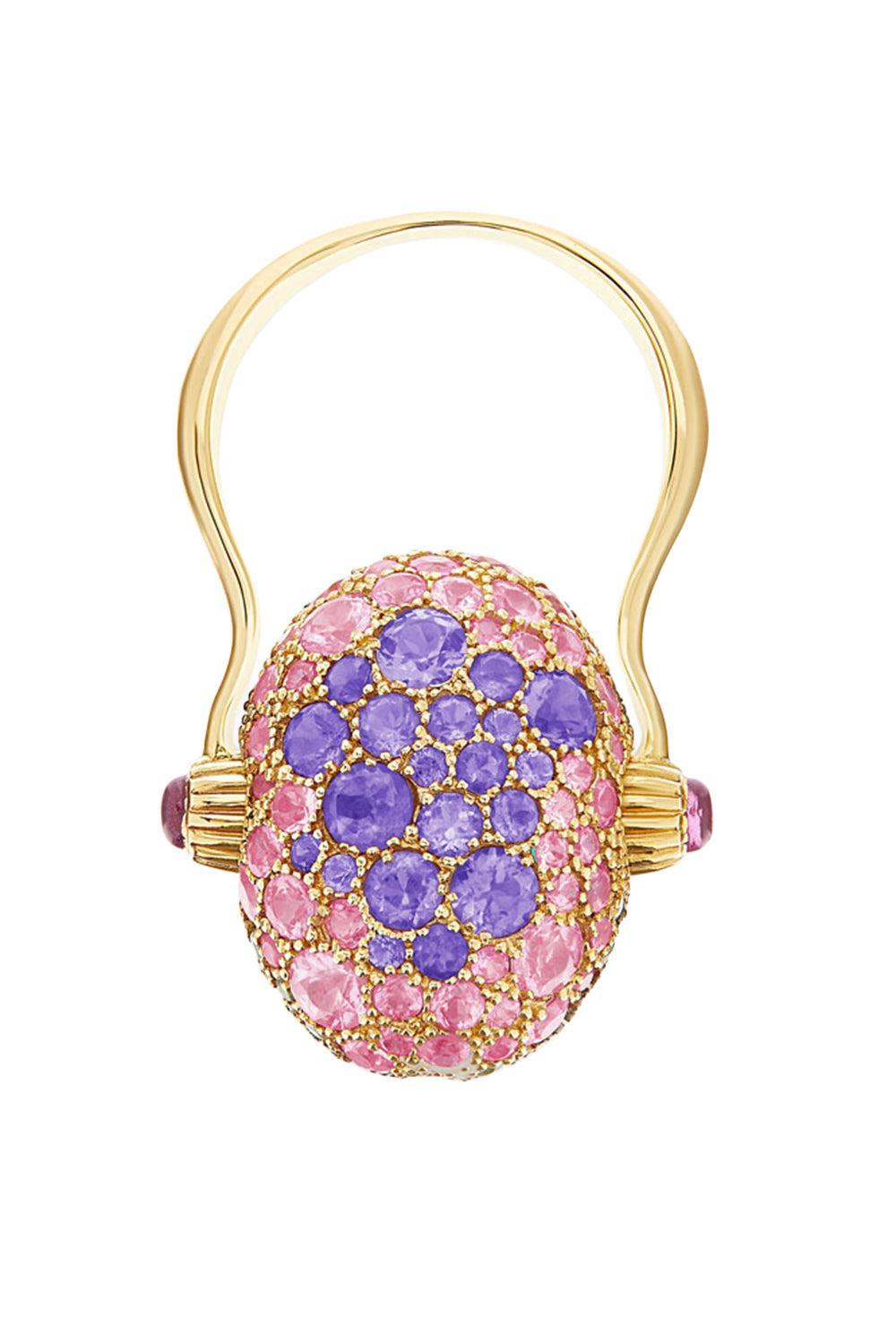 Sapphire Amethyst Reverse Double Face Large Ring-YELLOW GOLD-6-JEWELRYFINE JEWELRING-NANIS
