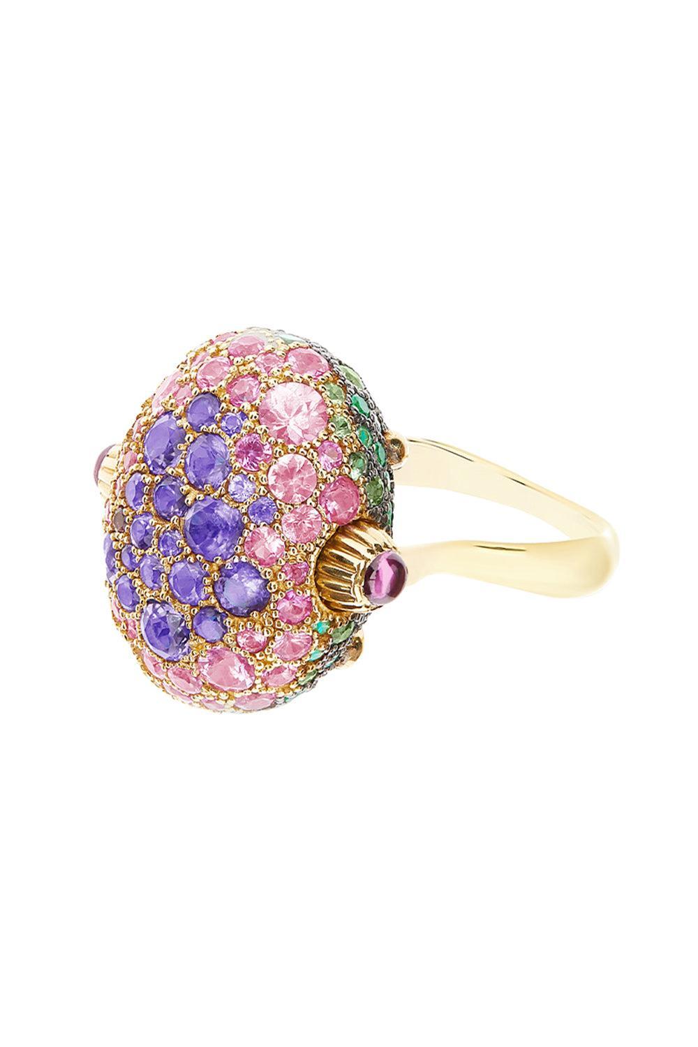 Sapphire Amethyst Reverse Double Face Large Ring-YELLOW GOLD-6-JEWELRYFINE JEWELRING-NANIS
