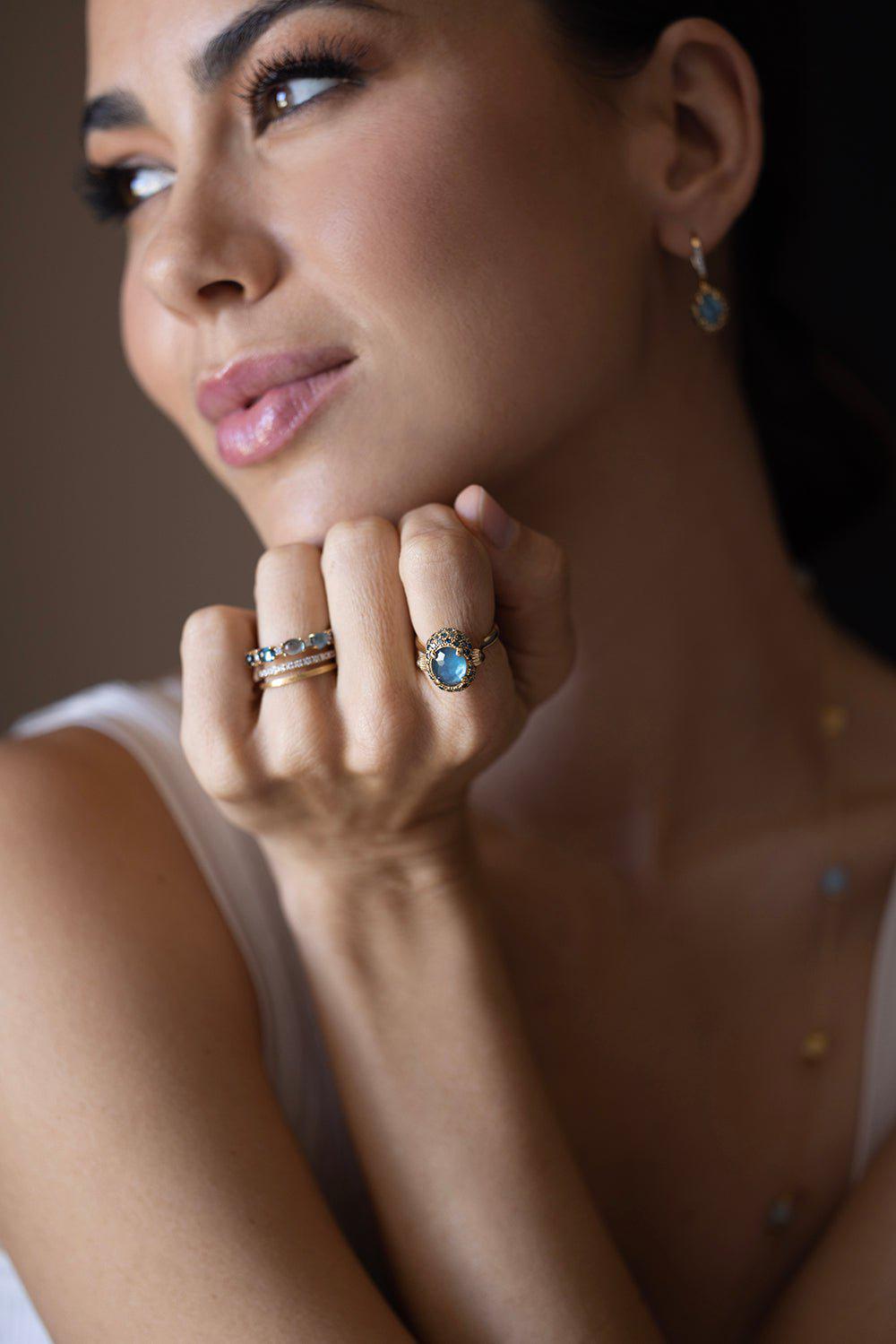 NANIS-Reverse Medium Ring-YELLOW GOLD