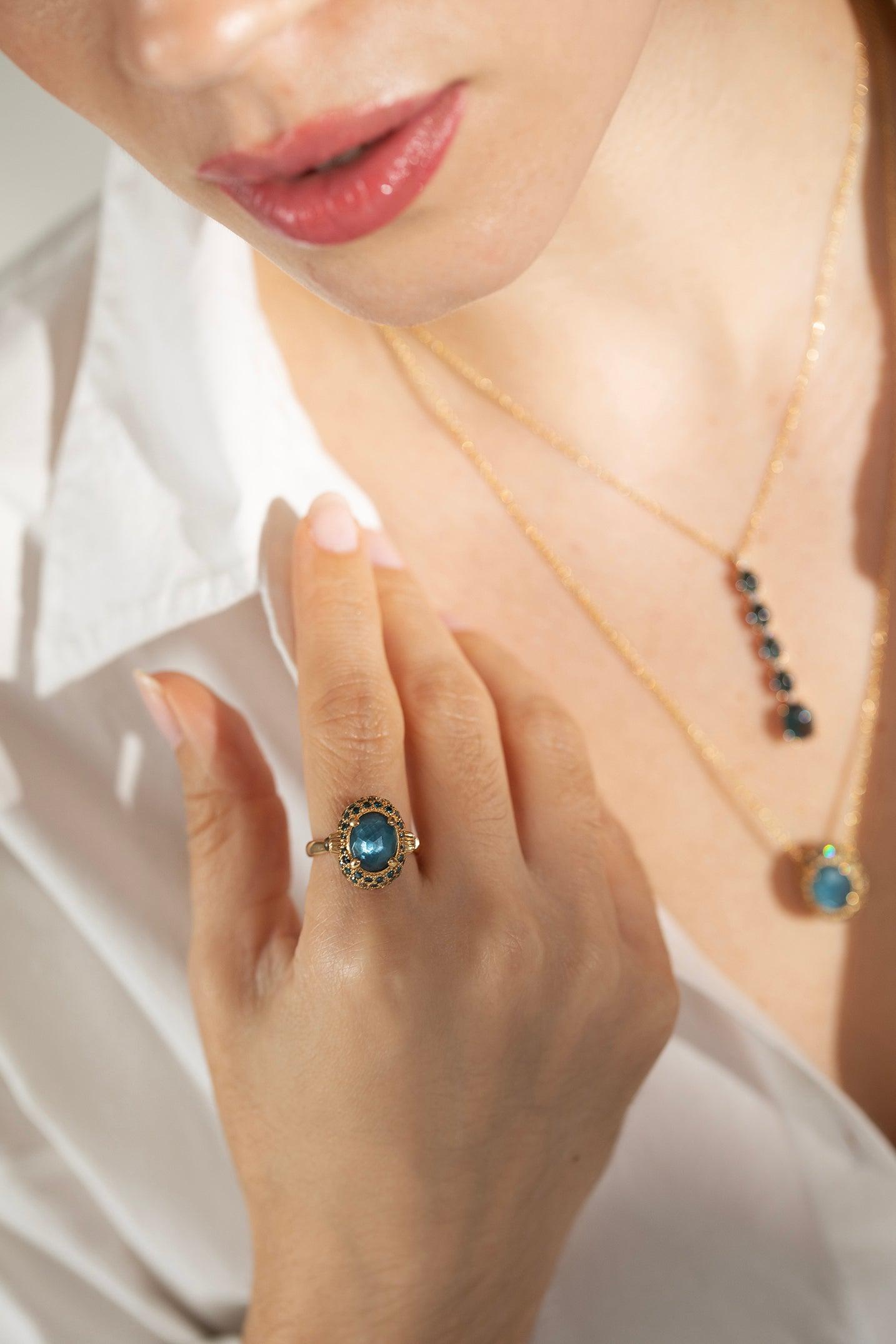 NANIS-Reverse Medium Ring-YELLOW GOLD