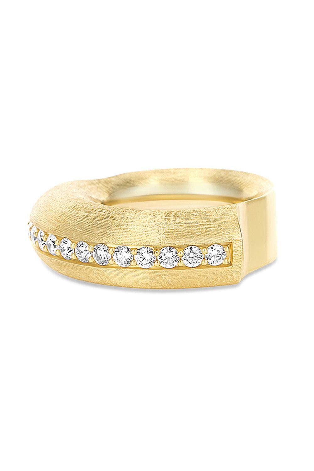 Diamond Line Libera Aura Ring-YELLOW GOLD-6.5-JEWELRYFINE JEWELRING-NANIS