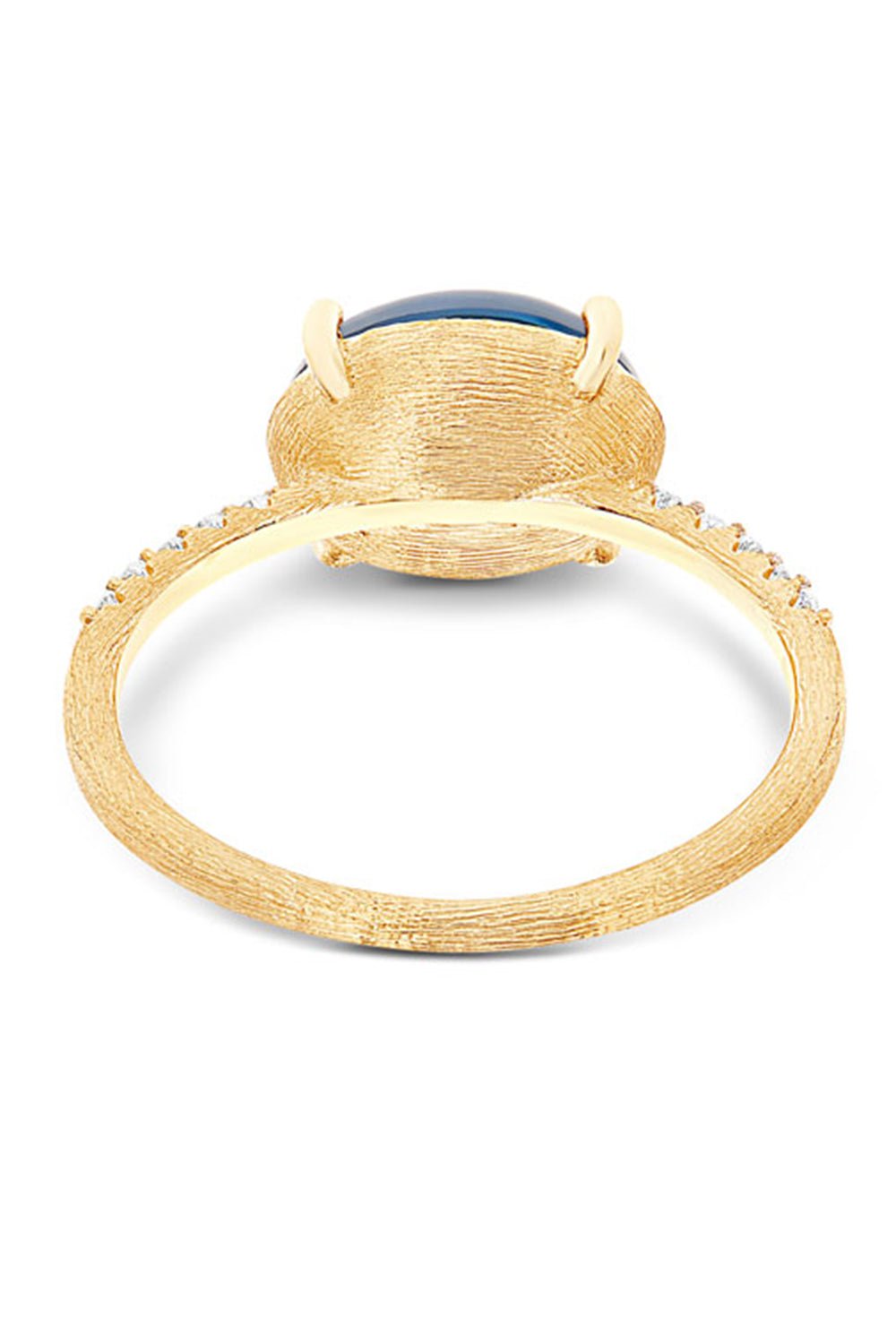 NANIS-Azure Topaz Large Ring-YELLOW GOLD
