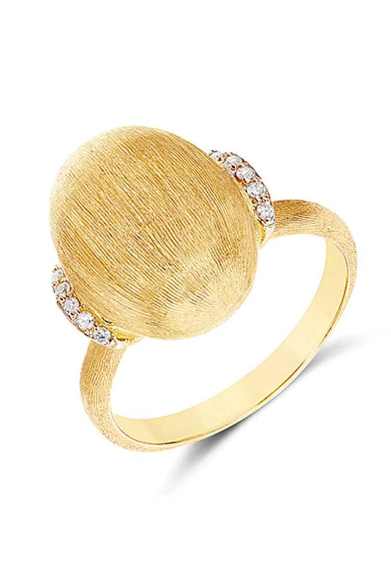 NANIS-Elite Gold Boule Diamond Pave Ring-YELLOW GOLD