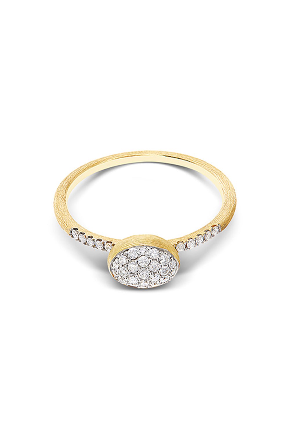 NANIS-Ciliegine Small Pave Diamond Ring-YELLOW GOLD
