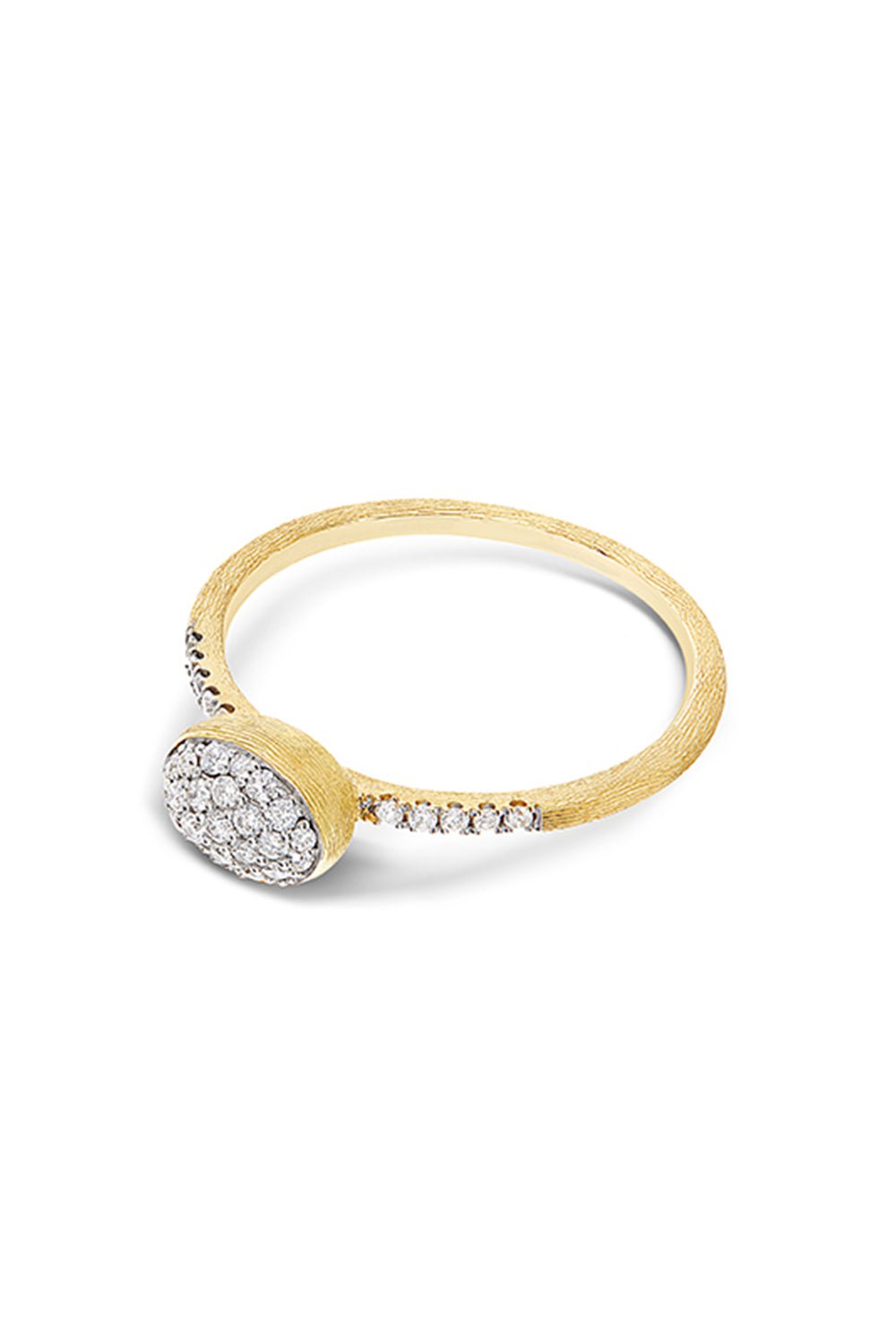 NANIS-Ciliegine Small Pave Diamond Ring-YELLOW GOLD
