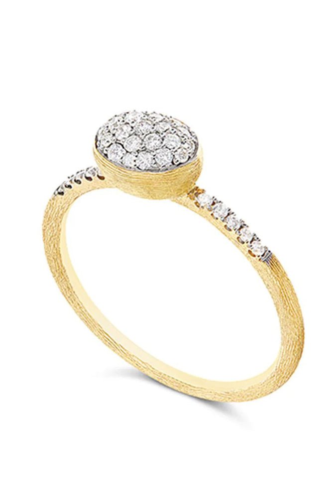 NANIS-Ciliegine Small Pave Diamond Ring-YELLOW GOLD