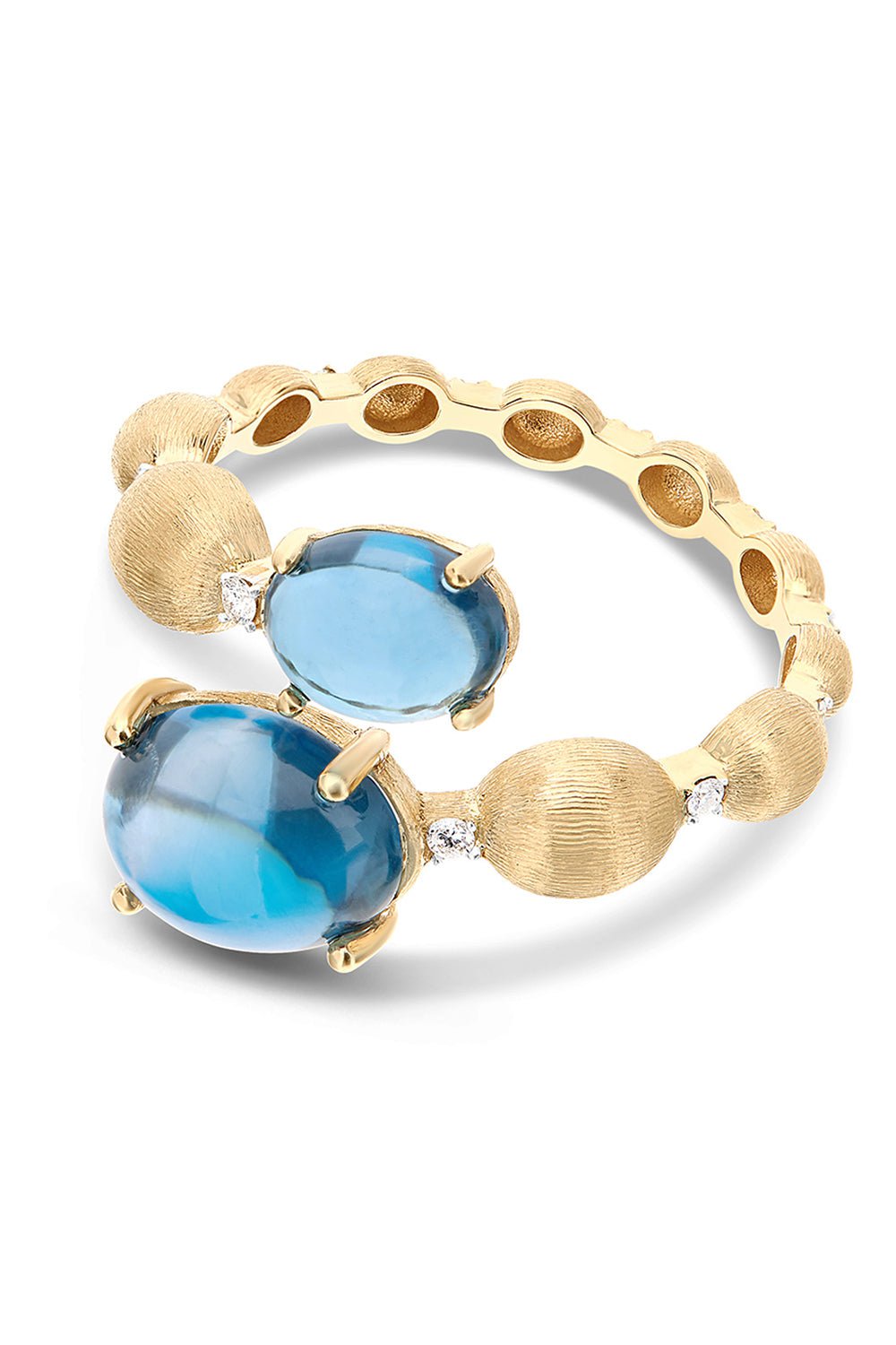 NANIS-Azure London Open Ring-YELLOW GOLD