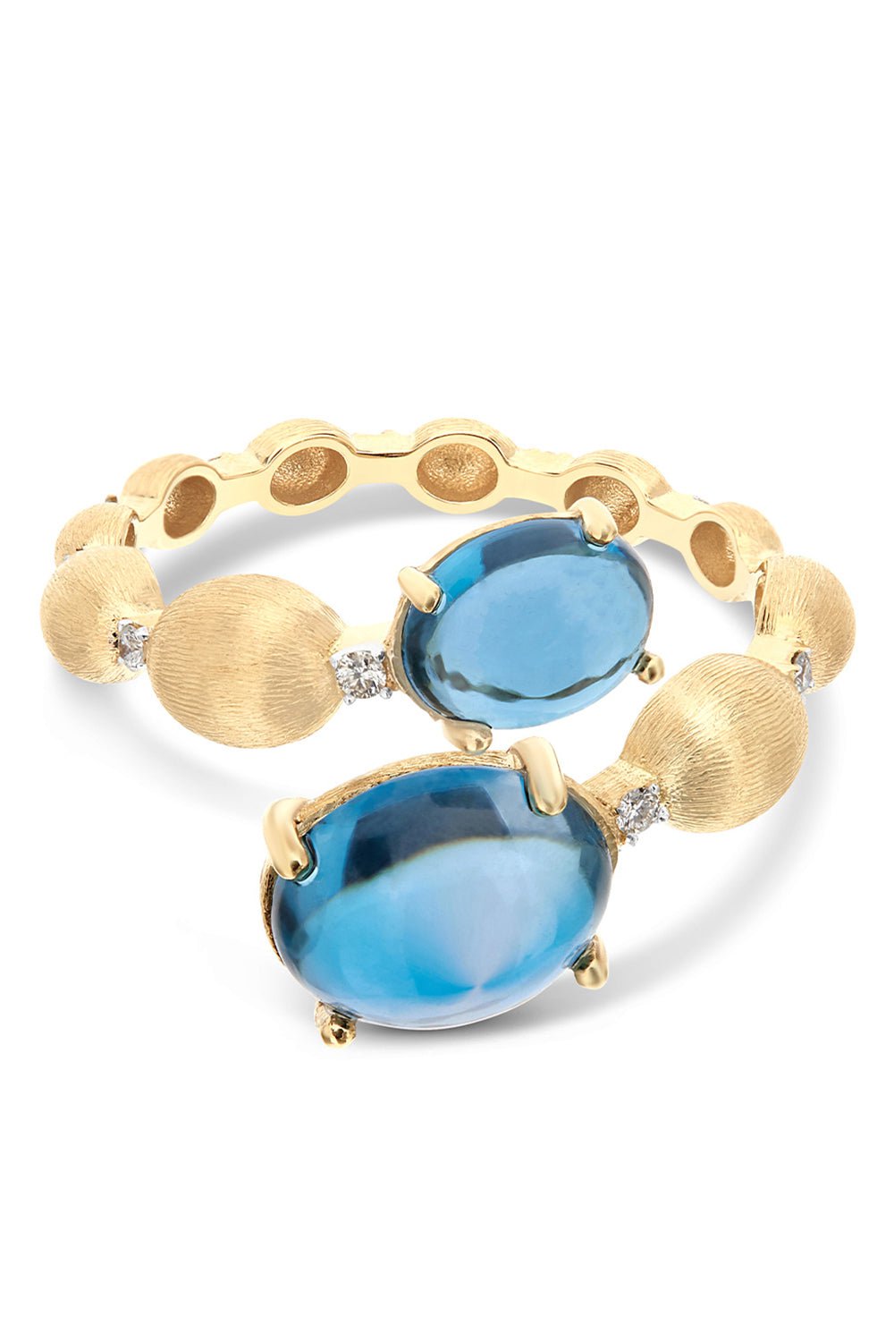 NANIS-Azure London Open Ring-YELLOW GOLD